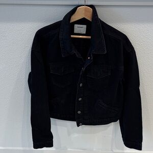 Black Denim Jacket Cropped